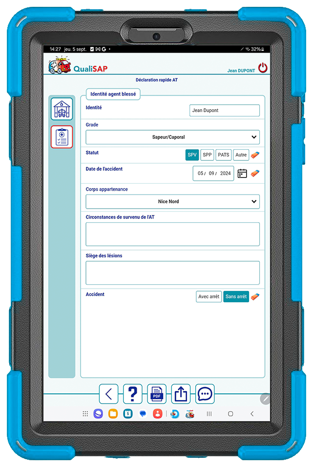 Tablette samsung MediSAP QualiSAP